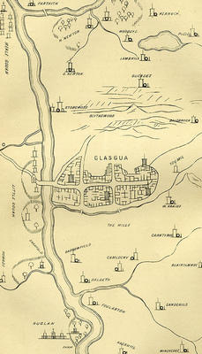 Map of Glasgow, 1641