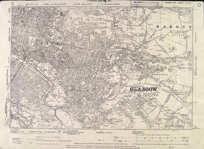 Map of Glasgow, 1897