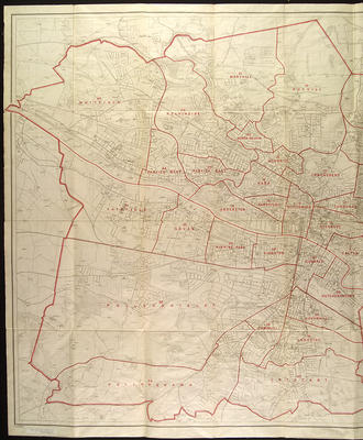 Map of Glasgow, 1926