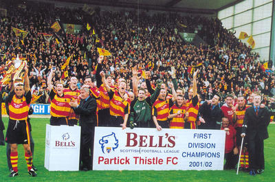 Partick Thistle, 2001-2002