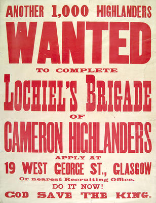 First World War poster