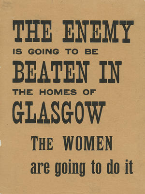 First World War poster