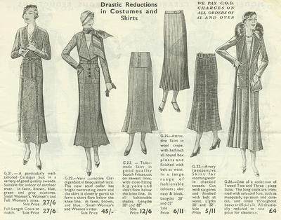 Pettigrew & Stephens Sale, 1933