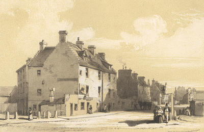 Old Houses opposite the Barony Church