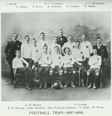 Cartha Football Team, 1897-1898