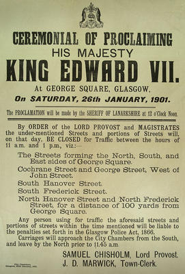 Edward VII Proclamation