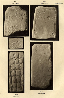 Grave slabs