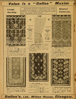 Dallas's Catalogue, 1915