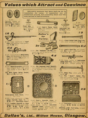 Dallas's Catalogue, 1915