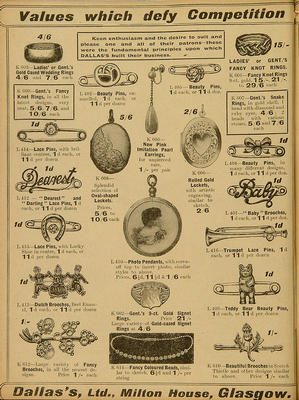 Dallas's Catalogue, 1915