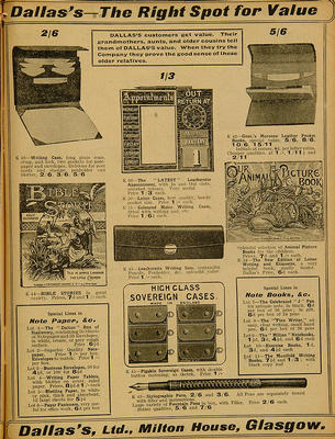 Dallas's Catalogue, 1915