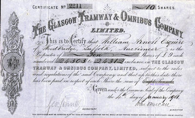 Share certificate