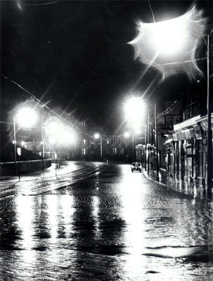 Battlefield Road by night