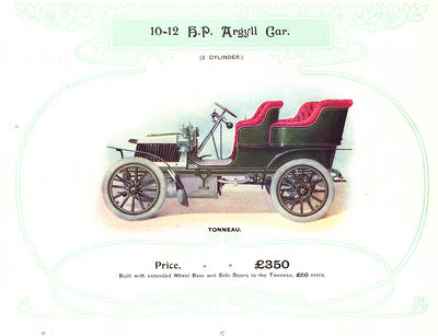 10-12 HP Argyll car