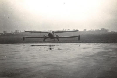 Biplane at Renfrew