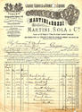 Invoice from Martini & Rossi