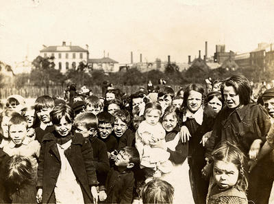 Children on Glasgow Green