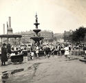 Paddling in Fountain