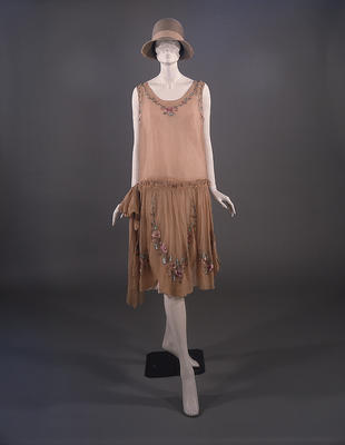 Silk Crepe Dress c 1927
