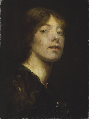 Self-portrait by Bessie MacNicol