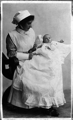 Nurse and baby