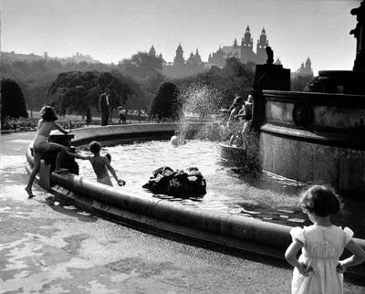 Playing in the Fountain