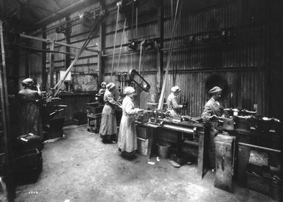 Machine Shop, Linthouse Shipyard, 1916